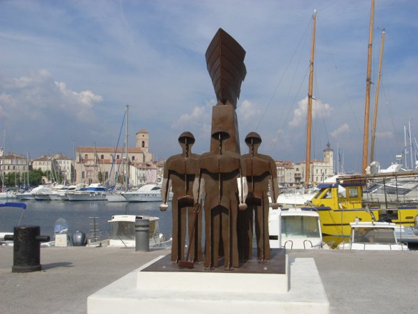 Denkmal für die Asbest-Opfer in dem Werften-Städtchen La Ciotat (Frankreich), seit dem 28. April 2007