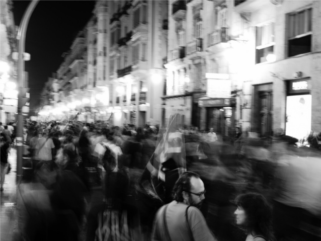 Demonstration in Valencia am 29.9. Quelle: Rafa 