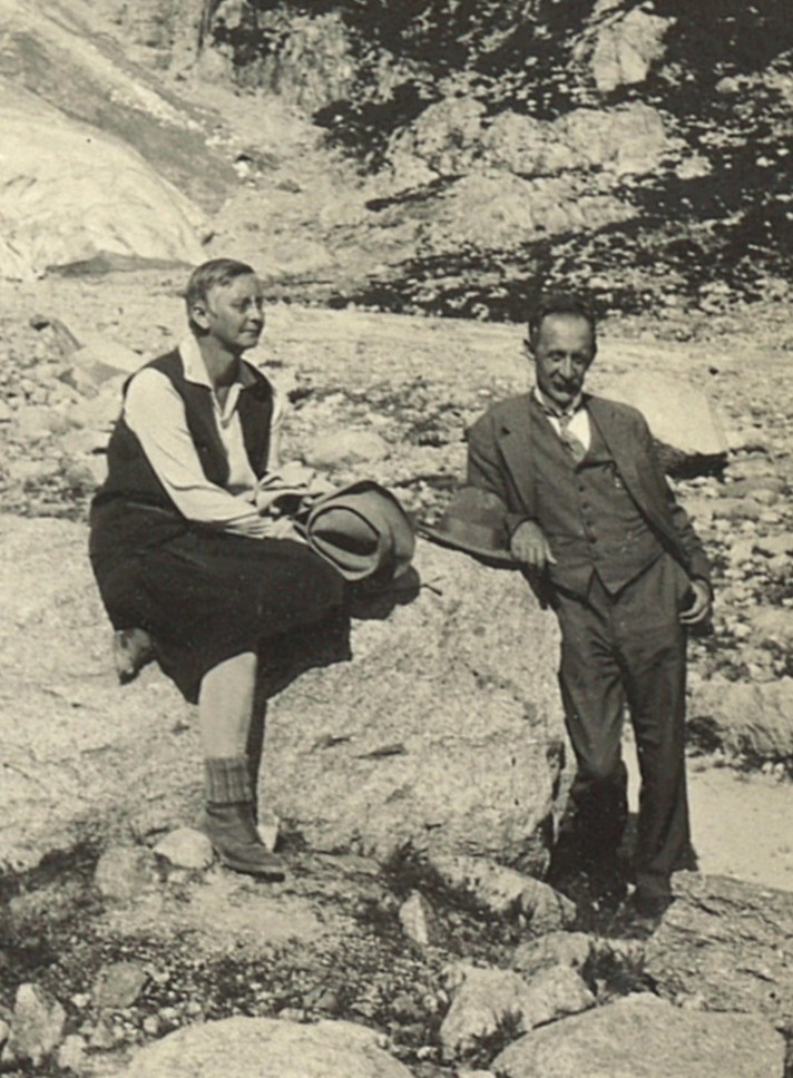 Max Tobler und seine Ehefrau, die Ärztin und Frauenrechtlerin Minna Christinger, ca. 1922 