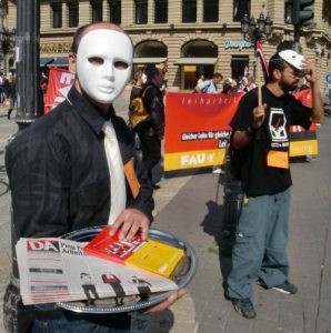 Menschenhandel bleibt Menschenhandel, bleibt doppelte Ausbeutung!