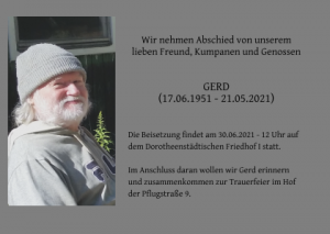 Gerd Thomas Gabler –  Situationist und Erwerbslosenaktivist
